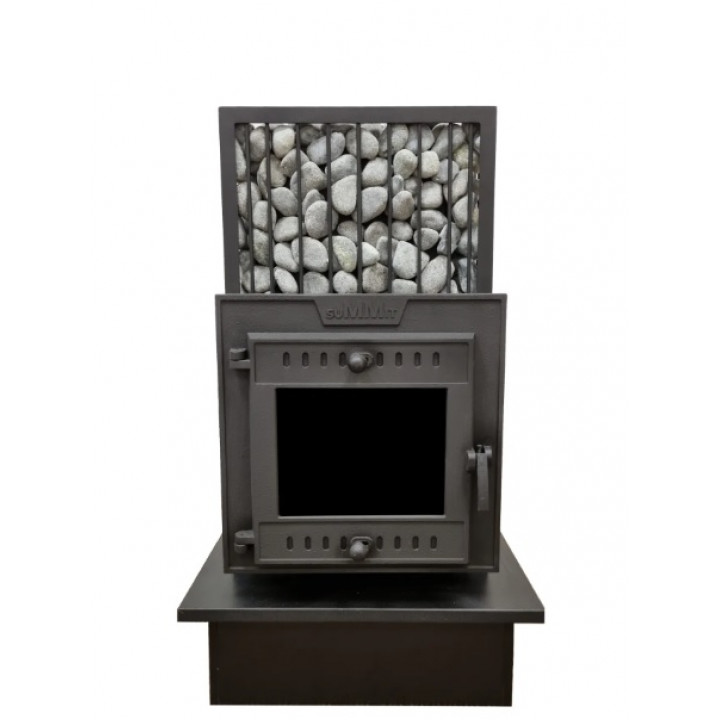 Woodburning sauna stove - SUMMIT MANASLU with steam box and net