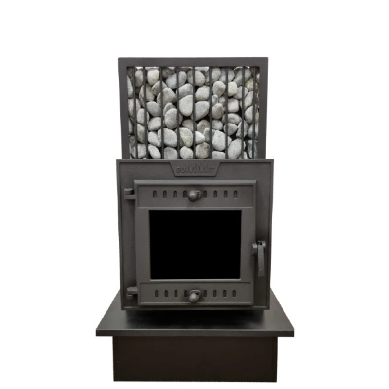 Woodburning sauna stove - SUMMIT MANASLU with steam box and net