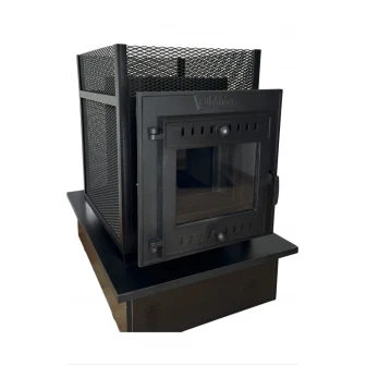Woodburning sauna stove - SUMMIT Mont Blanc open