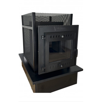 Woodburning sauna stove - SUMMIT Mont Blanc open