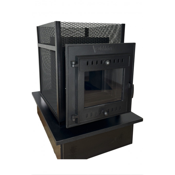Woodburning sauna stove - SUMMIT Mont Blanc open