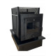 Woodburning sauna stove - SUMMIT Mont Blanc open