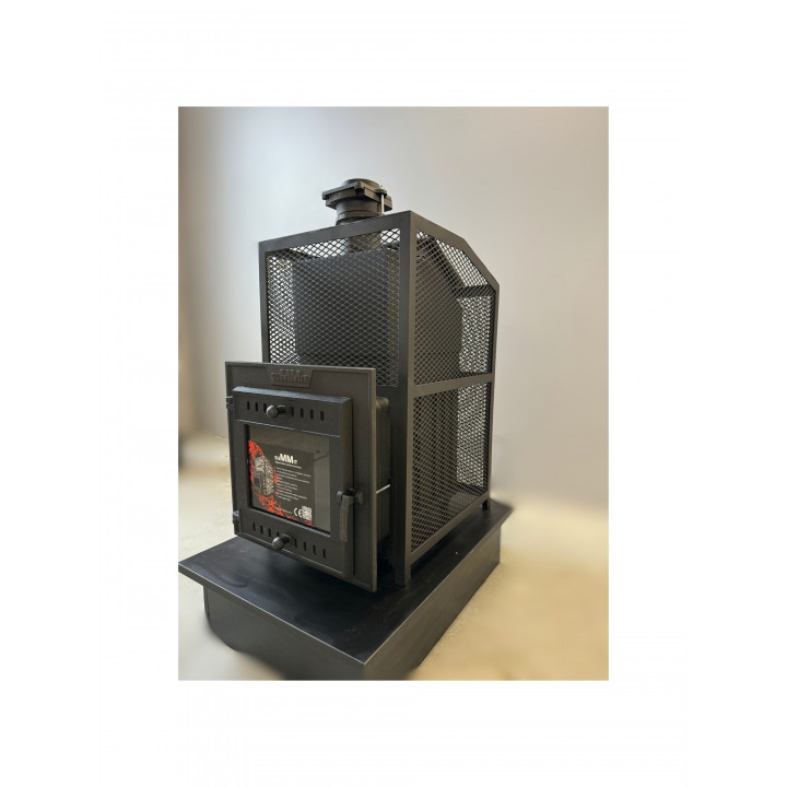 Woodburning sauna stove - SUMMIT Mont Blanc with classic network