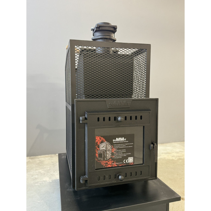 Woodburning sauna stove - SUMMIT Mont Blanc with classic network