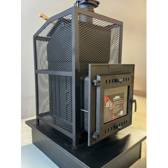 Woodburning sauna stove - SUMMIT Mont Blanc with classic network