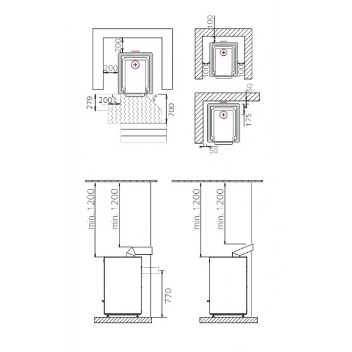 Sauna woodburning stove - TULIKIVE HILE GRAFIA