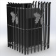 Woodburning sauna stove - TEPLODAR ETNA 18 with glass doors