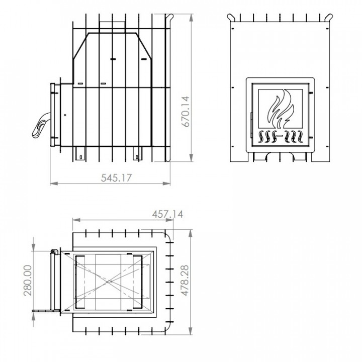 Woodburning sauna stove - TEPLODAR ETNA 12 SN