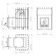 Woodburning sauna stove - TEPLODAR ETNA 12 with glass doors