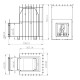 Woodburning sauna stove - TEPLODAR ETNA 18 with glass doors