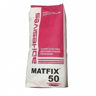 Matfix adhesive for decorative stones