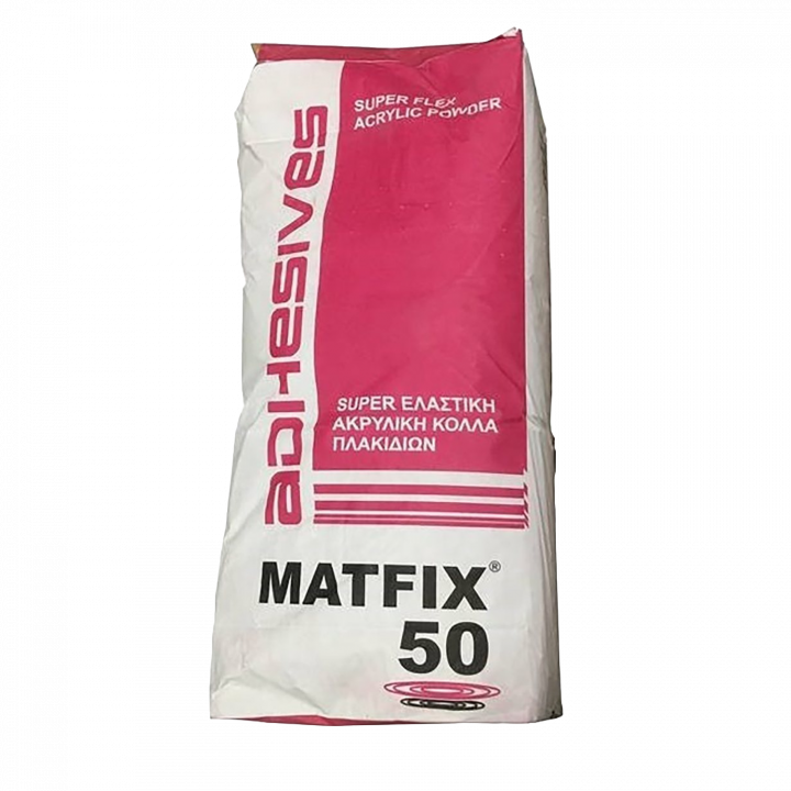 Matfix adhesive for decorative stones