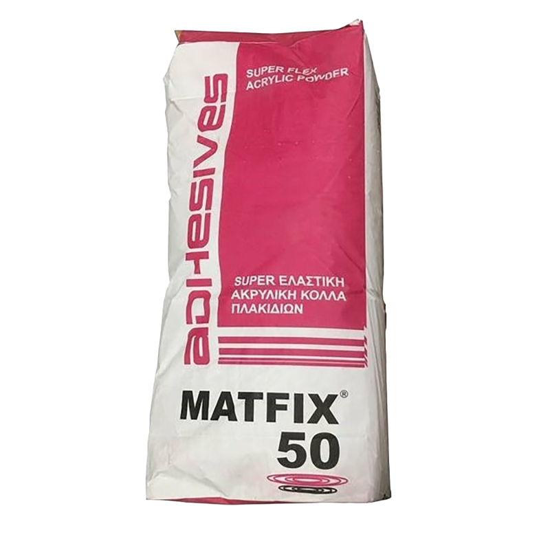 Matfix adhesive for decorative stones