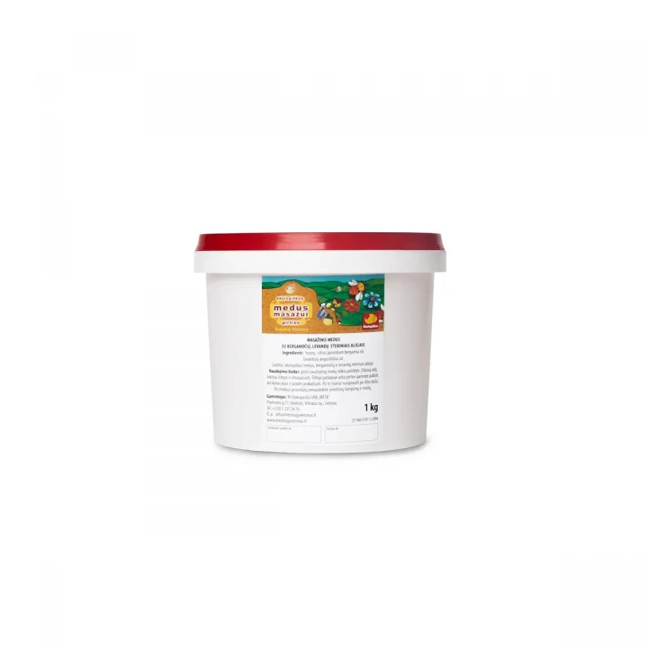 Honey Massage Blend with Bergamot and Lavender Essential Oils, 1 kg