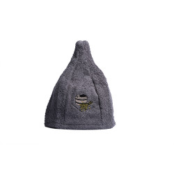 Cotton sauna hat - GRAY  Cotton sauna hat - GRAY