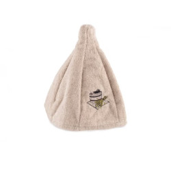 Cotton sauna hat - BEIGE  Cotton sauna hat - BEIGE
