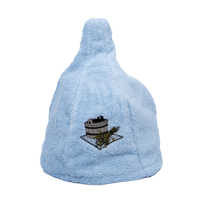 Cotton sauna hat - LIGHT BLUE Cotton sauna hat - LIGHT BLUE