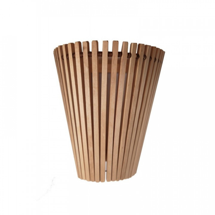 Wall lampshade, harp