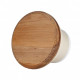 MM-S sauna fan with back valve and round wood finish d/100mm