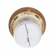 MM-S sauna fan with back valve and round wood finish d/100mm