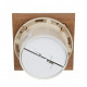 MM-S sauna fan with back valve and square shaped wood finish d/100mm