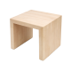 MODEL 5 sauna bench, alder 390 × 290 × 400 mm