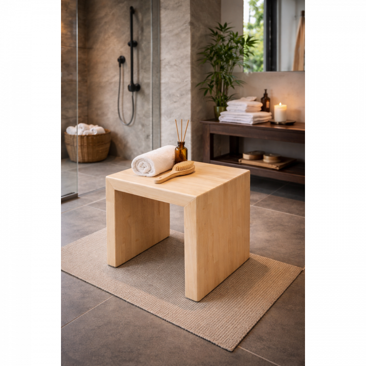 MODEL 5 sauna bench, alder 390 × 290 × 400 mm