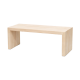 MODEL 5 sauna bench, alder 800 × 390 × 400 mm