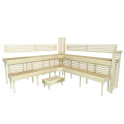Modular sauna bench PREMIUM, Aspen - 11