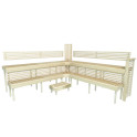 Modular sauna bench PREMIUM, Aspen - 5