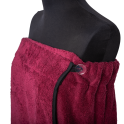 Women's sauna apron - BURGUNDY - 2