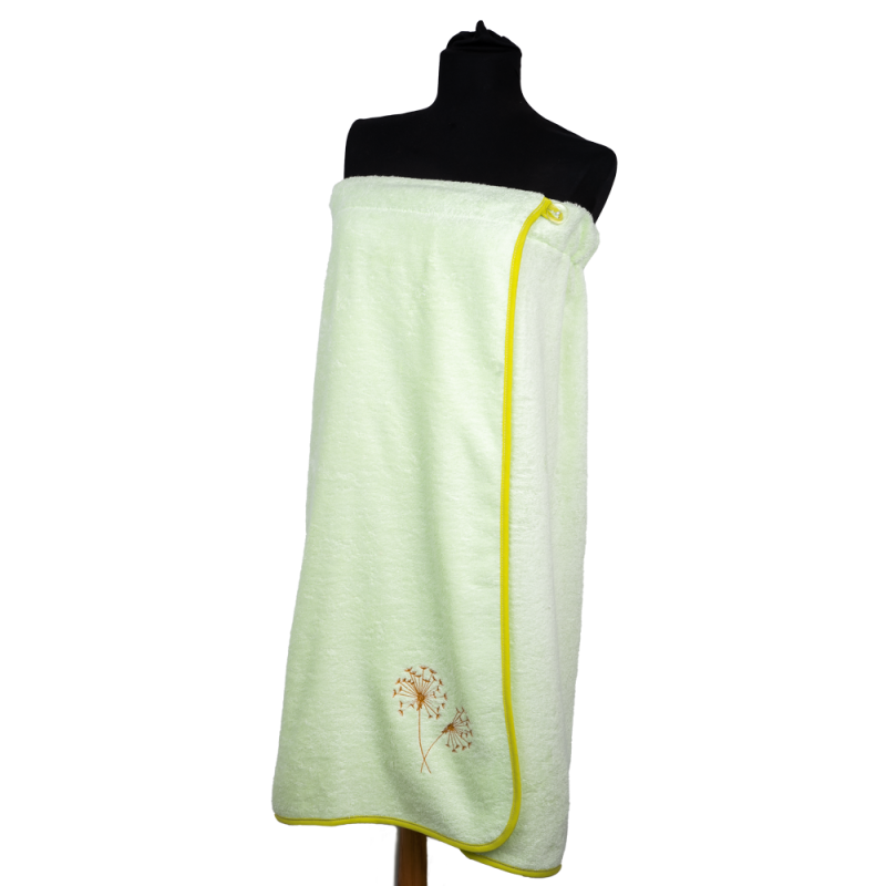 Women's sauna apron - LIGHT GREEN