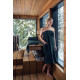 Gift set in a gift box RENTO KENNO FOR HER. Hair towel and apron, dark green