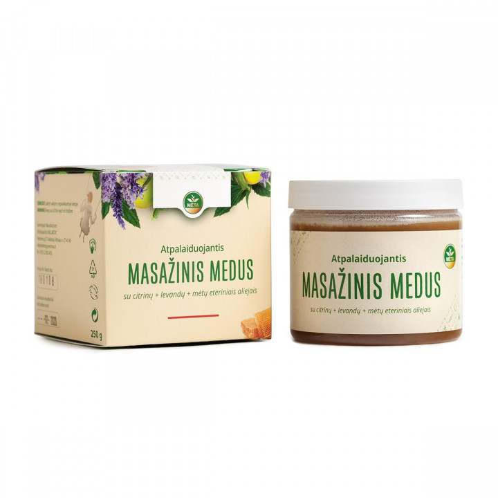 Honey massage blend with lavender, lemon and mint essential oils