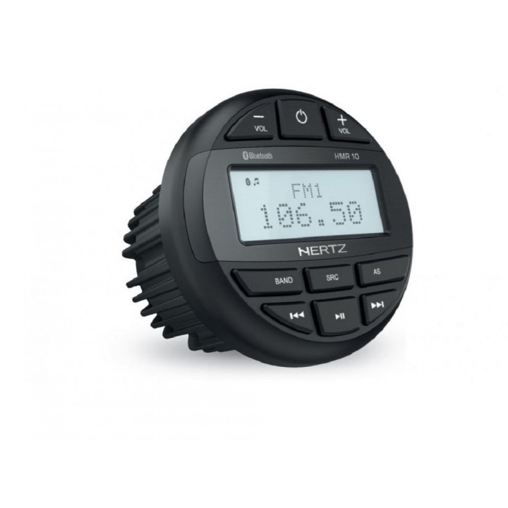 Music center HMR 10D, without speakers, waterproof, black