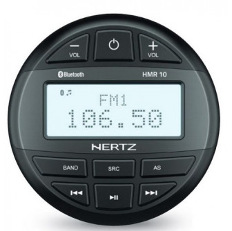 Music center HMR 10D, without speakers, waterproof, black