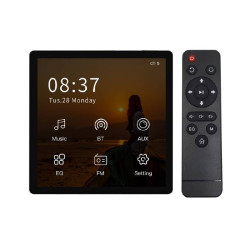 Touch Screen BT Wall Mount Amplifier Home Stereo Audio Amplifier U1. Black  Touch Screen BT Wall Mount Amplifier Home Stereo Audio Amplifier U1. Black
