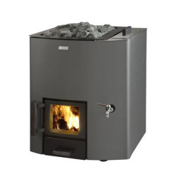 Woodburning sauna stove - NARVI NC 20 VS with water tank  Woodburning sauna stove - NARVI NC 20 VS with water tank