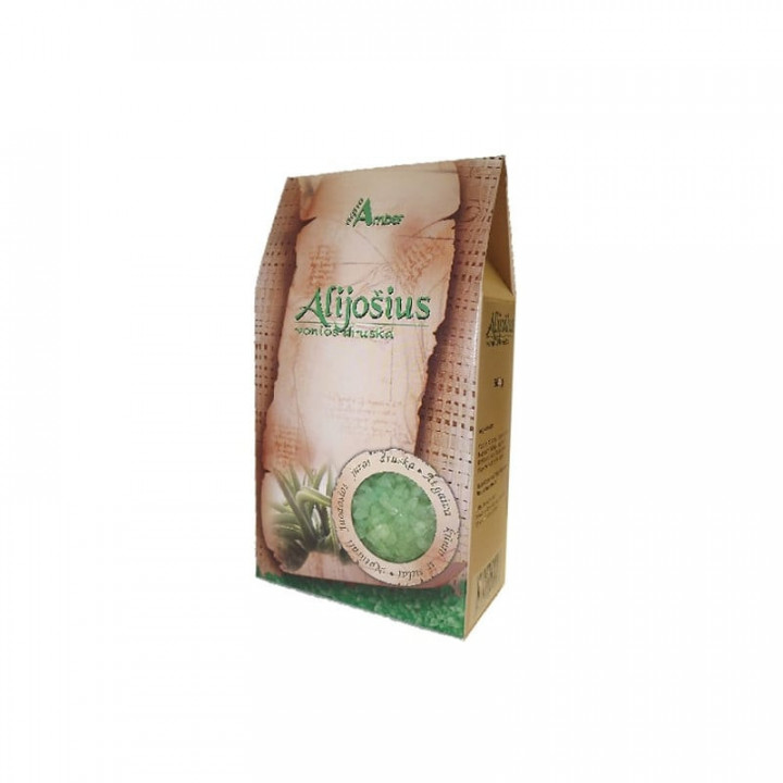 Natural bath salt Aqua Amber - Aloe Vera
