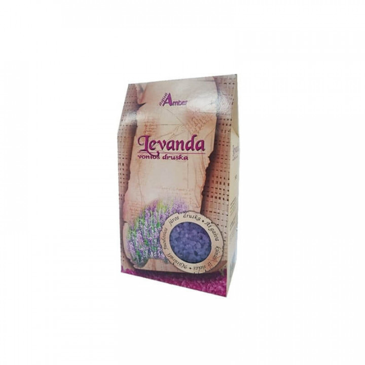 Natural bath salt Aqua Amber - Lavender