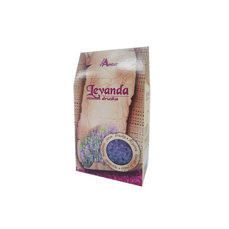 Natural bath salt Aqua Amber - Lavender