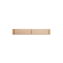 Backrest, Alder, 16x300x1550-2350mm - 0