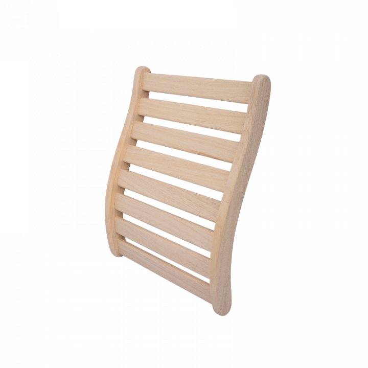 Sauna backrest, abachi