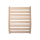 Sauna backrest, abachi