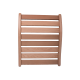 Sauna backrest, Canadian red cedar