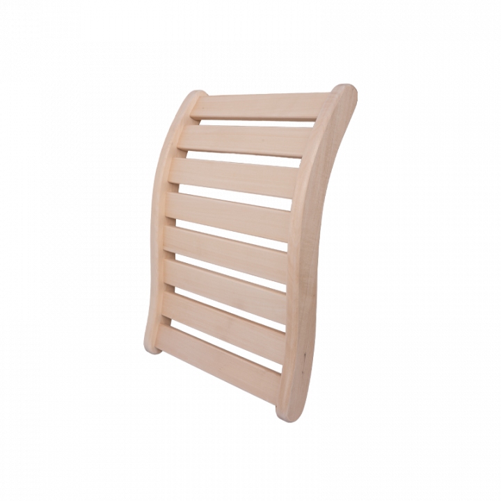 Sauna backrest, linden