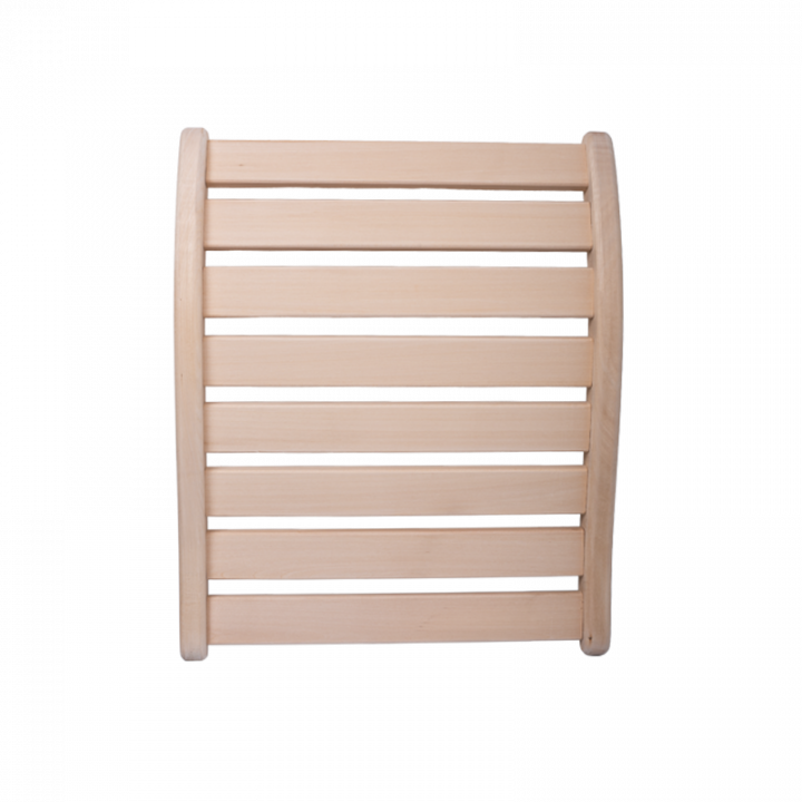 Sauna backrest, linden
