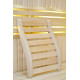 Sauna backrest, linden