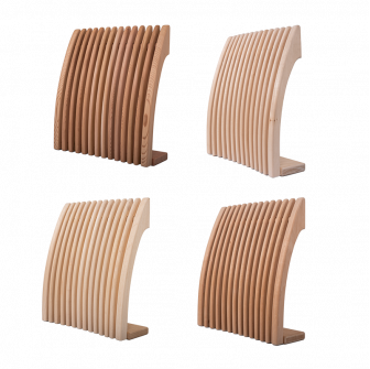 Sauna backrest-headrest