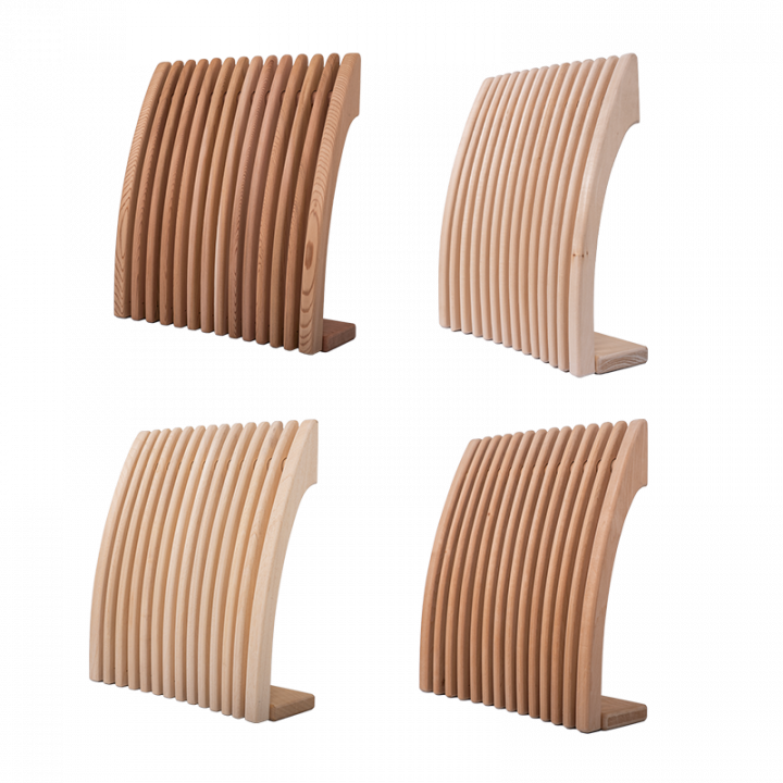 Sauna backrest-headrest, alder